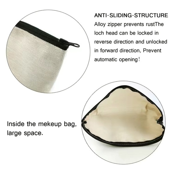 “Sister” With Inspirational Message Cosmetic Bag - Picture 4 of 5